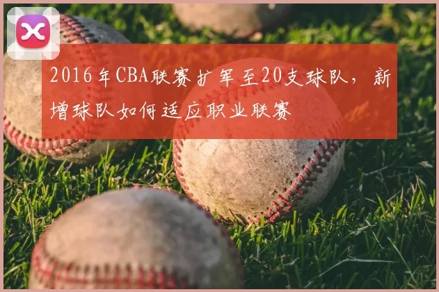 2016年CBA联赛扩军至20支球队，新增球队如何适应职业联赛