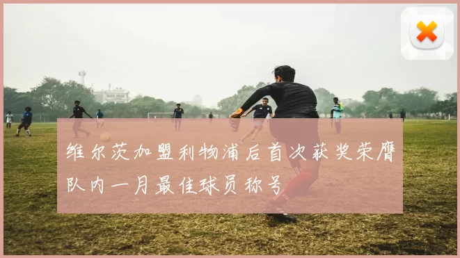 维尔茨加盟利物浦后首次获奖荣膺队内一月最佳球员称号