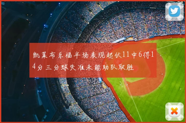 凯莱布乐福半场表现起伏11中6得14分三分球失准未能助队取胜